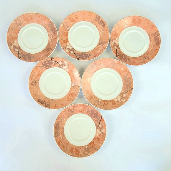 Vintage- Villeroy and Boch - Siena Pattern - 6 Cups & 6 Saucer Set - Picture 6 of 12